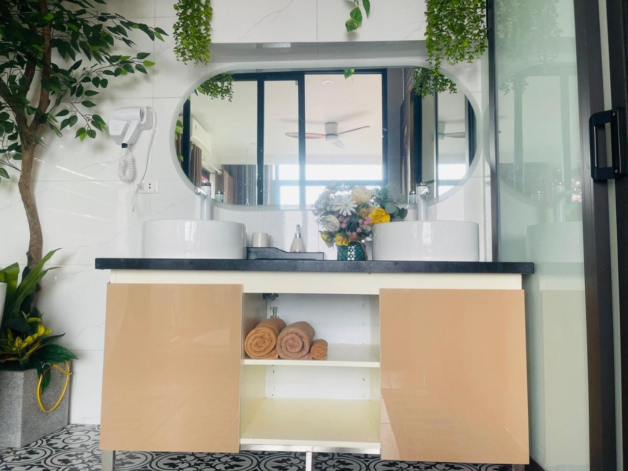 Appartement N&d Happy House- - Phong Tieu Chuan Khach San, Bep Nau Va Nha Ve Sinh Trong Khuon Vien