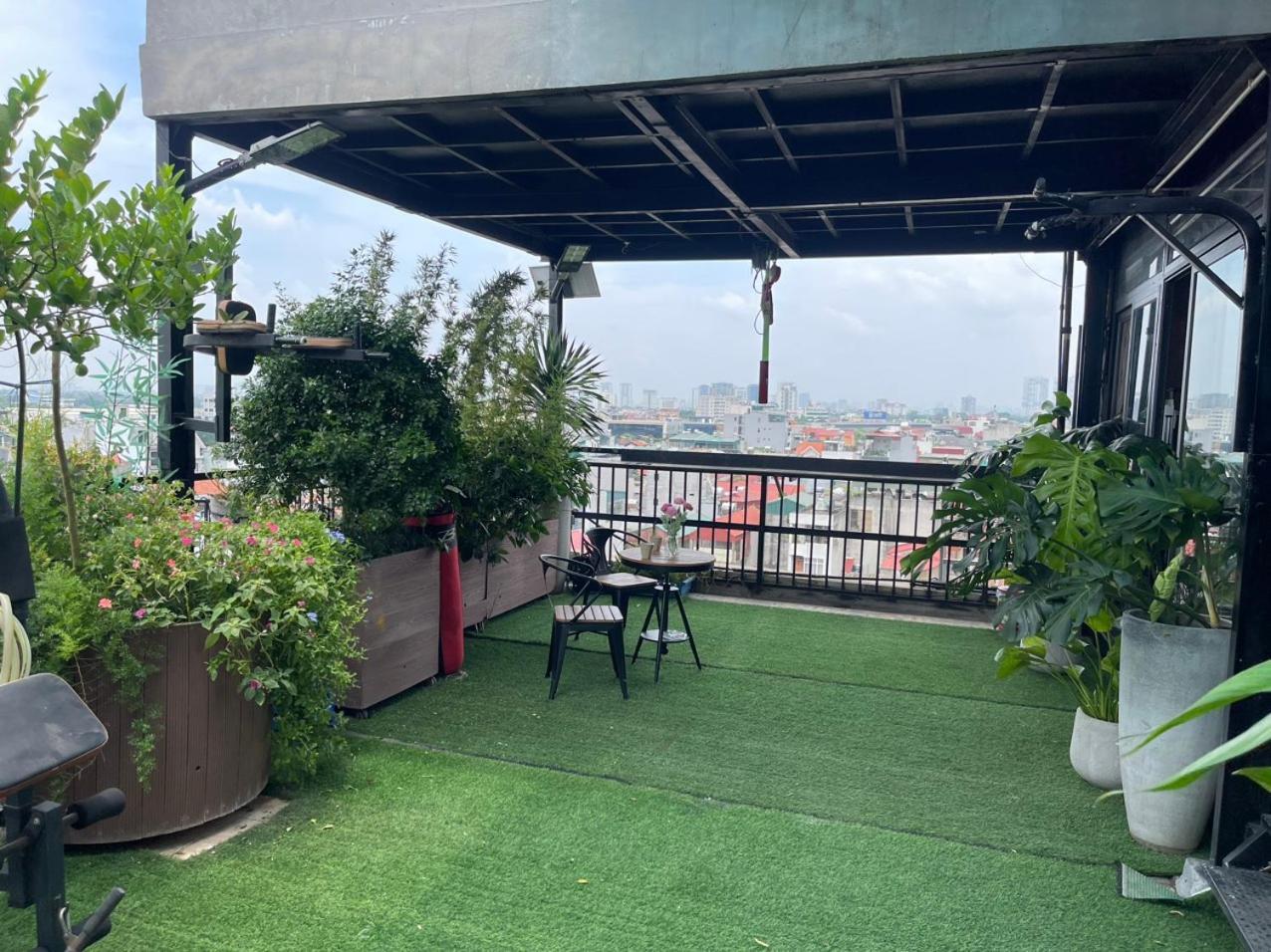Appartement N&d Happy House- - Phong Tieu Chuan Khach San, Bep Nau Va Nha Ve Sinh Trong Khuon Vien Hanoï